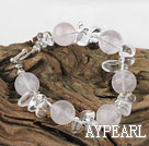 τάφυλλο quartz bracelet with toggle βραχιόλι χαλαζία με εναλλαγή clasp καρφίτσα