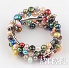 couleur multi teinte bracelet de perles