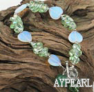 bracelet with toggle clasp Opal Armband mit Knebelverschluss