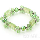 krystall colored glaze bracelet farget glasur armbånd