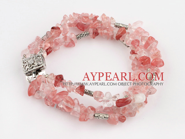 t 3 de cerise quartze bracelet bracelet quartze