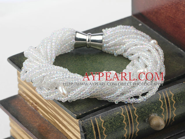 elet with perles bracelet en perles avec magnetic clasp fermoir magnétique