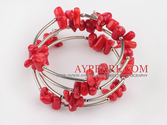 rouge bracelet de corail