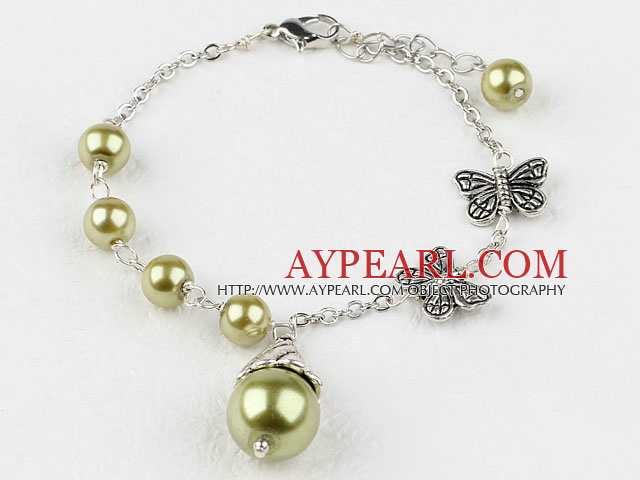 arcylic perler armbånd med uttrekkbare kjetting