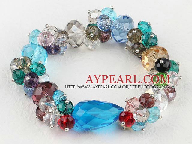 couleur cristal bracelet multi-