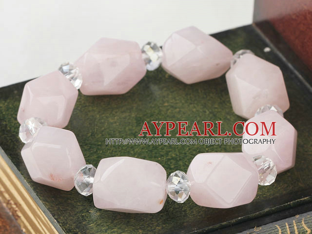 bracelet quartz rose