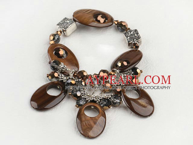 bracelet en cristal shell