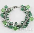 Perle Kristall Armband