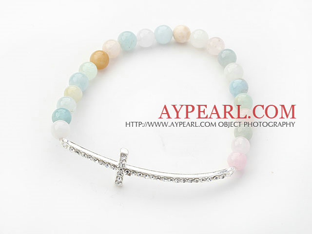 manmade crystal bracelet with extendable chain