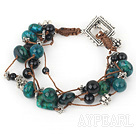 i black agate bracelet musta akaatti rannekoru