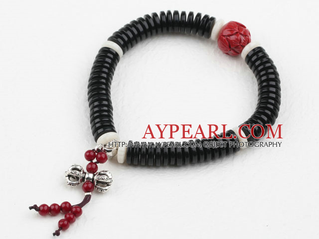 Schwarz Corozo Nuss Prayer Bracelet