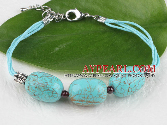 lovely turquoise bracelet with extendable chain