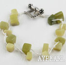 7,5  ZollSüdkorea Jade Perlen Armband