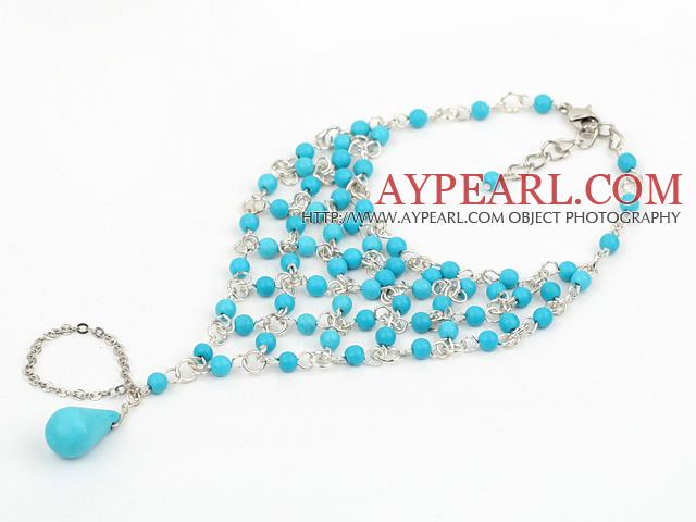 bracelet bleu turquoise