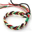 elastische 7,5 Zoll weiß farbige Glasur und Kristall Armband
