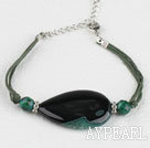 7.5 inches crystallize agate bracelet with extendable chain