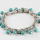 tribal jewelry lovely 6mm turquoise ball bracelet