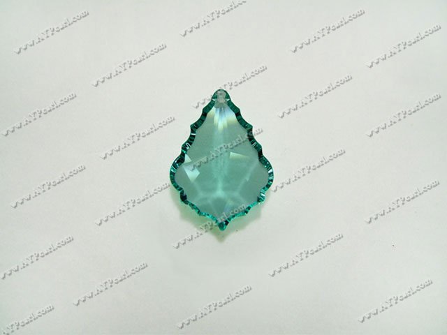 Austrian crystal pendant, crystal blue lake, 15mm wide, 22mm long,baroque, Sold per pkg of 16.