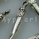 Metal alloy charm,4.5*23mm knife, Sold per pkg of 50.