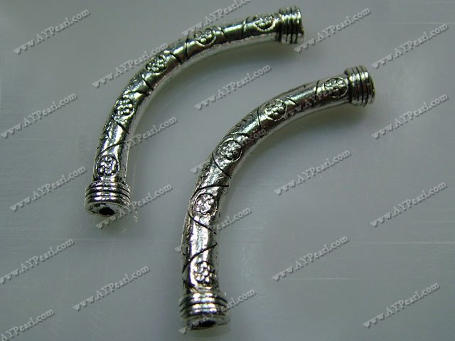 Metal alloy tube, 8*15mm syphon, Sold per pkg of 5.