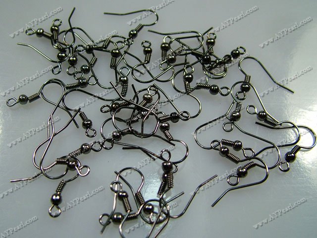 Alloy Earring Hooks,with ball, Sold per pkg of 2000.