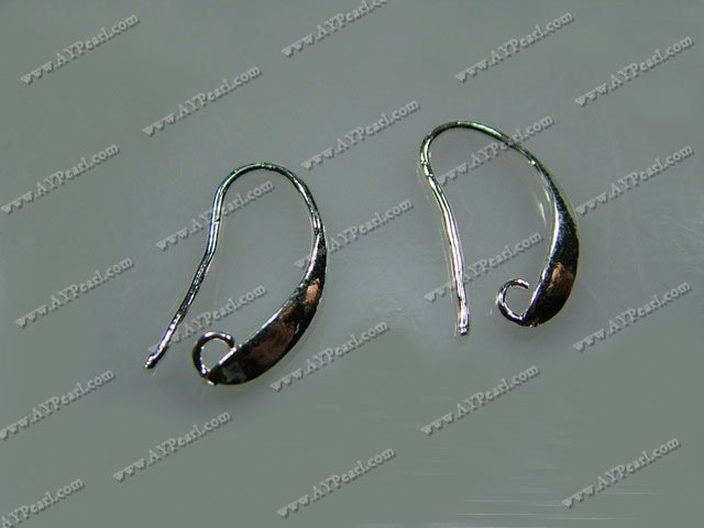 Alloy earring Hooks, 23mm, Sold per pkg of 50 pairs.