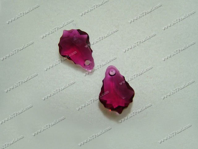 Austrian crystal pendant, ruby color, 20mm butterfly, Sold by each.