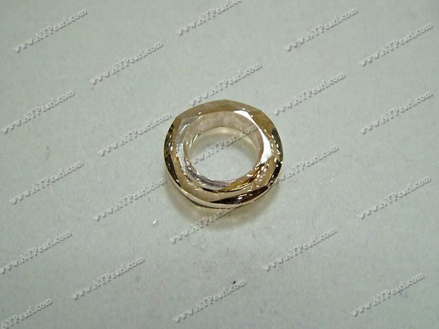 Austrian crystal component, 14mm cosmic ring, Sold per pkg of ten .
