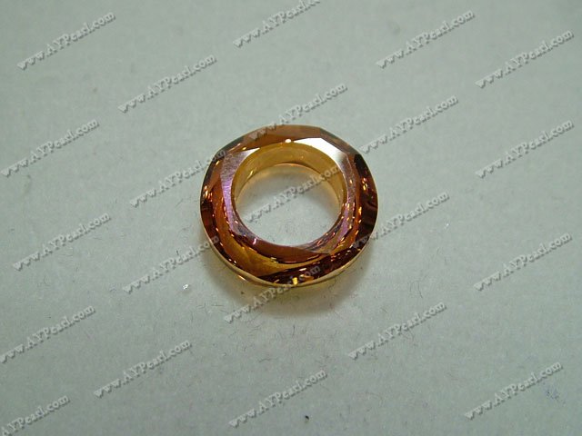 Austrian crystal component, 14mm cosmic ring, Sold per pkg of 10.
