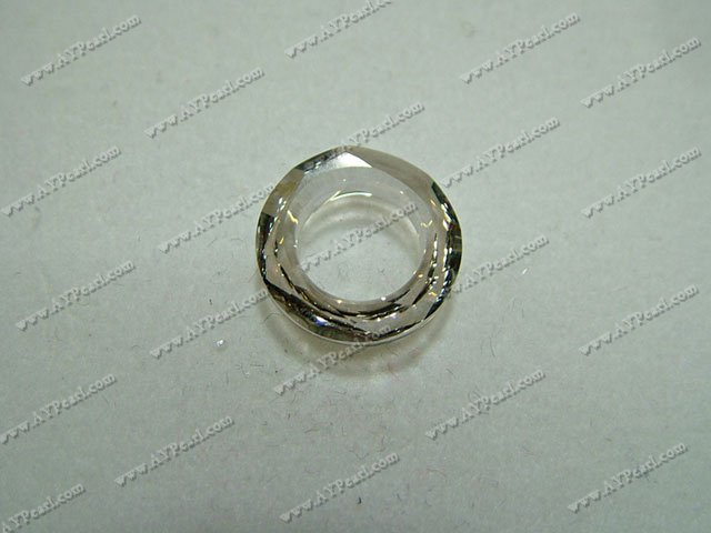 Austrian crystal component, 14mm cosmic ring. Sold per pkg of 10.