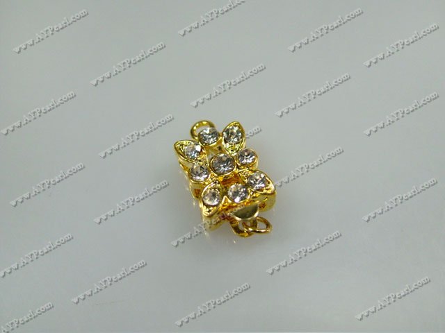 golden Rhinestone clasp