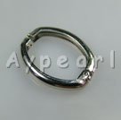 Alloy  clasps,silver,18*22mm, Sold per pkg of 100.