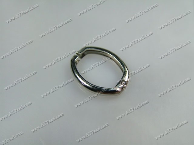 Alloy  clasps,silver,18*22mm, Sold per pkg of 100.