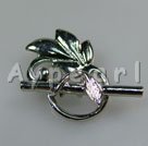 flower toggle clasp