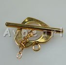 Wholesale golden heart OT clasp