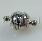 Ball clasp,Magnetic, 10mm round, Sold per pkg of 10.