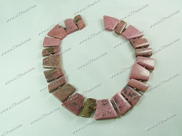 Rhodonite beads, 15*23mm, sold per 15-inch strand.