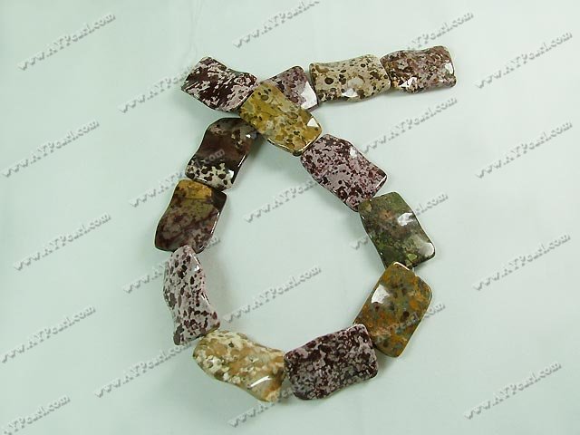 Beaded jewelry Wholesale-leopard stone