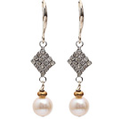 Fashion Style 8-9mm Natural White makeanveden helmen Dangle korvakorut tekojalokivi tarvikkeet