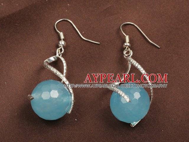 Muoti Lovely suunnittelu Faceted Sieni kristalli jyvälle Dangle korvakorut