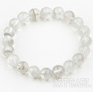 11,5 mm rund weiß Phantom Perlen elastischen Armreif
