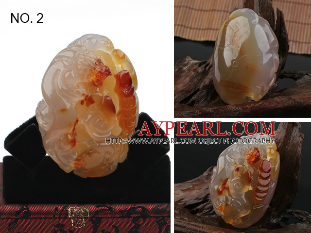 Natural Alxa Agate Decoration ( Different Decoration have different item number )