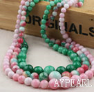 Natural Candy Color Beckite Graduated Beaded Necklace (The price is for one piece)