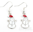 Fashion Style Snowman Shape Xmas/ Christmas Earrings