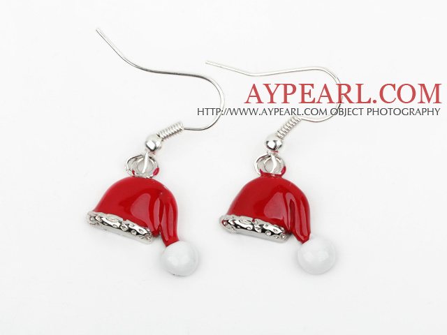 Fashion Style Santa Claus 'Hat Form Weihnachten / Christmas Earrings
