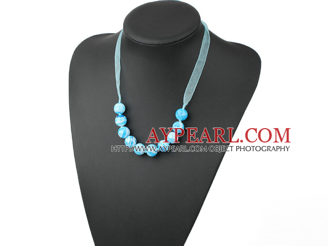 colored glaze necklace