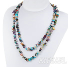 multicolor gem necklace