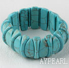 20*25mm turquoise elastic bangle bracelet