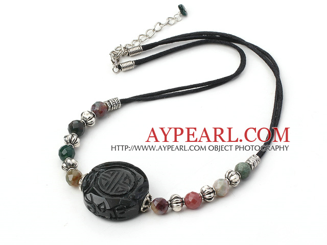 Indian agate necklace