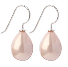Classic Design Drop Shape Baby Pink Seashell Beads Earrings